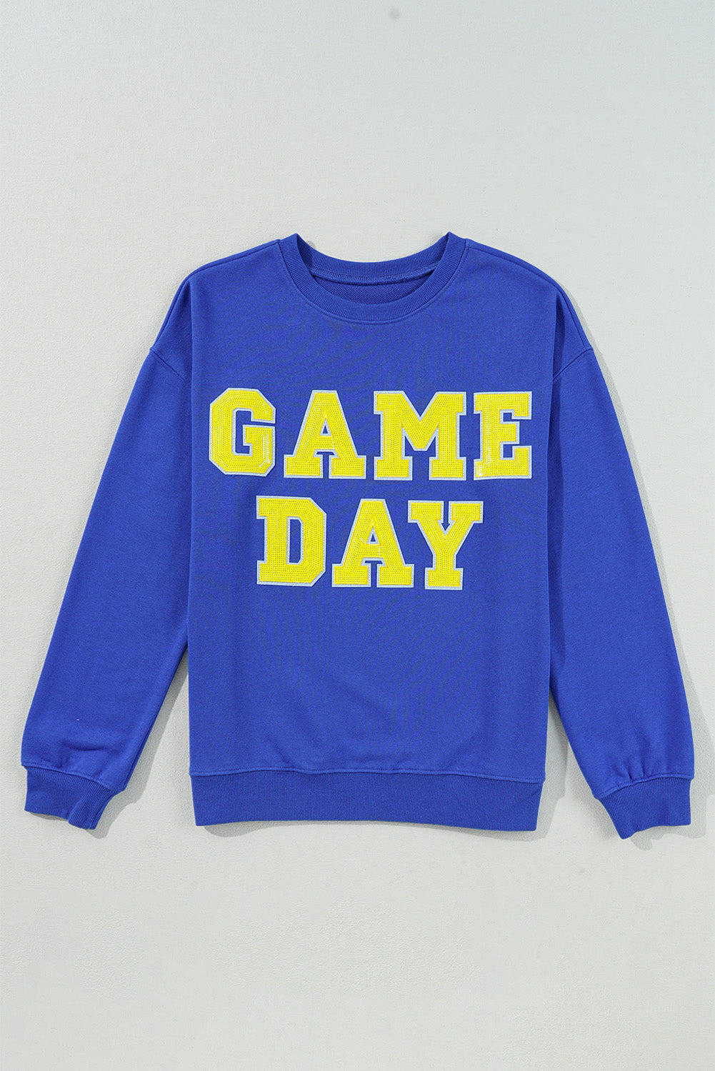 Game Day Crew Neck Graphic Pullover Sweatshirt