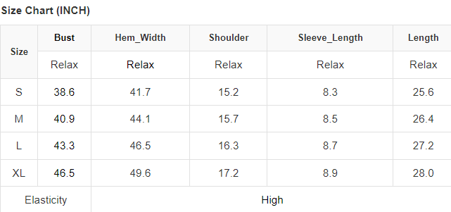 Stripe Crew Neck Casual T Shirt