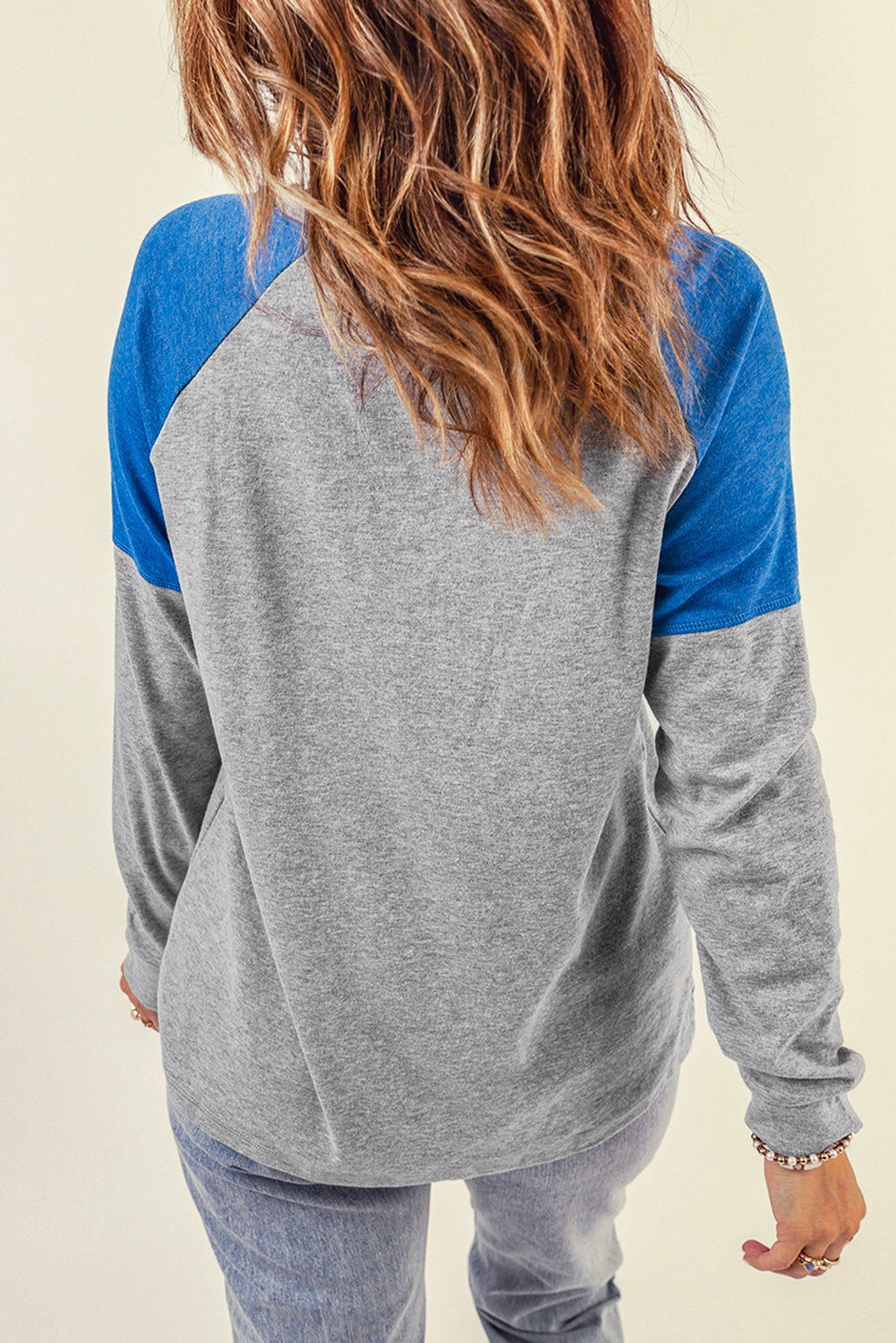 Color Block Raglan Sleeve Top