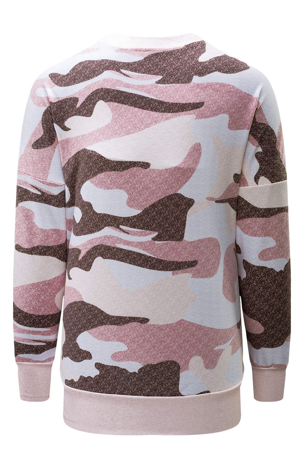Digital Camo Print Sweatshirt