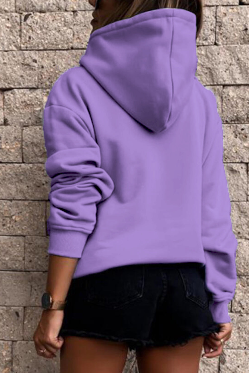 Loose Kangaroo Pocket Hoodie