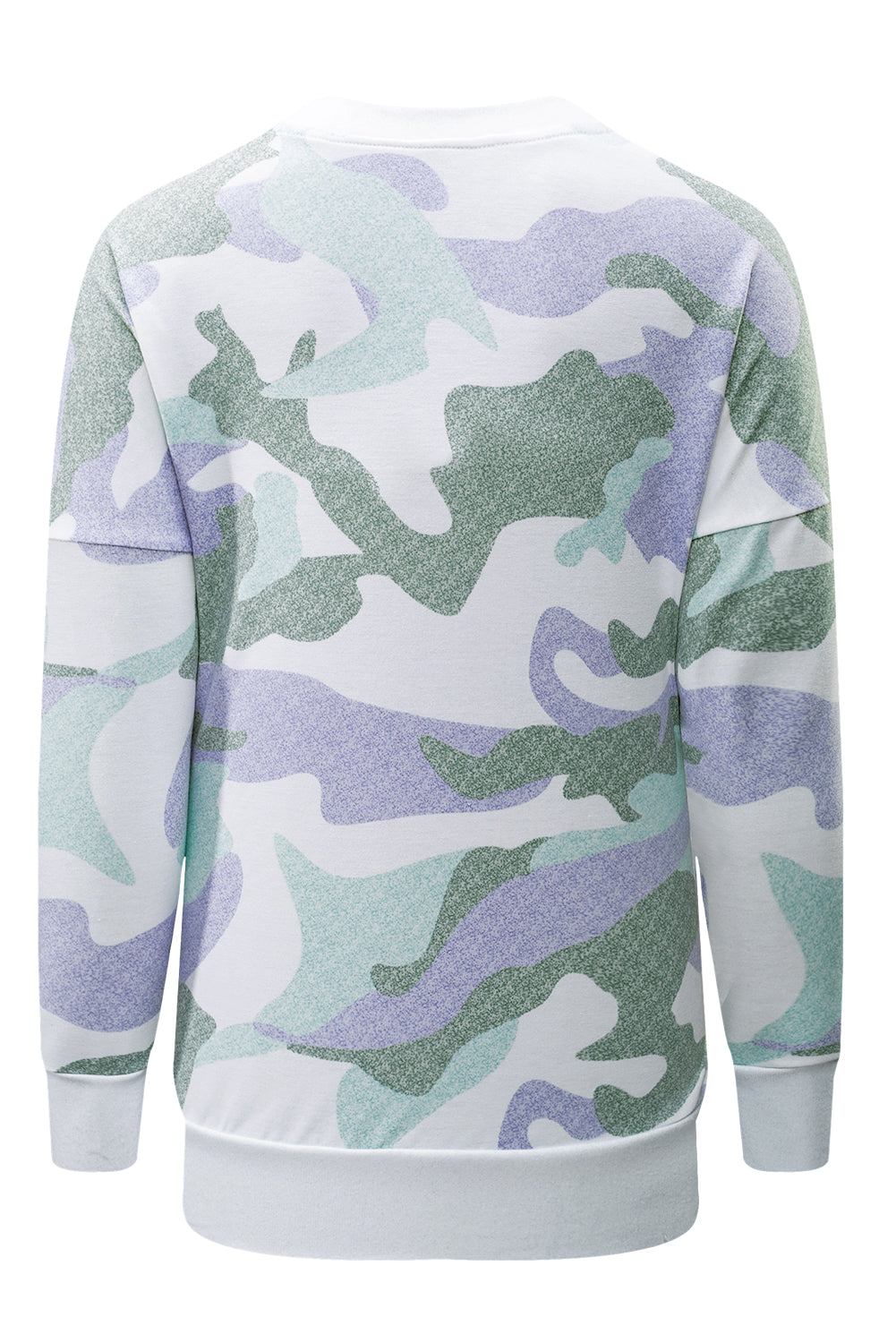 Digital Camo Print Sweatshirt