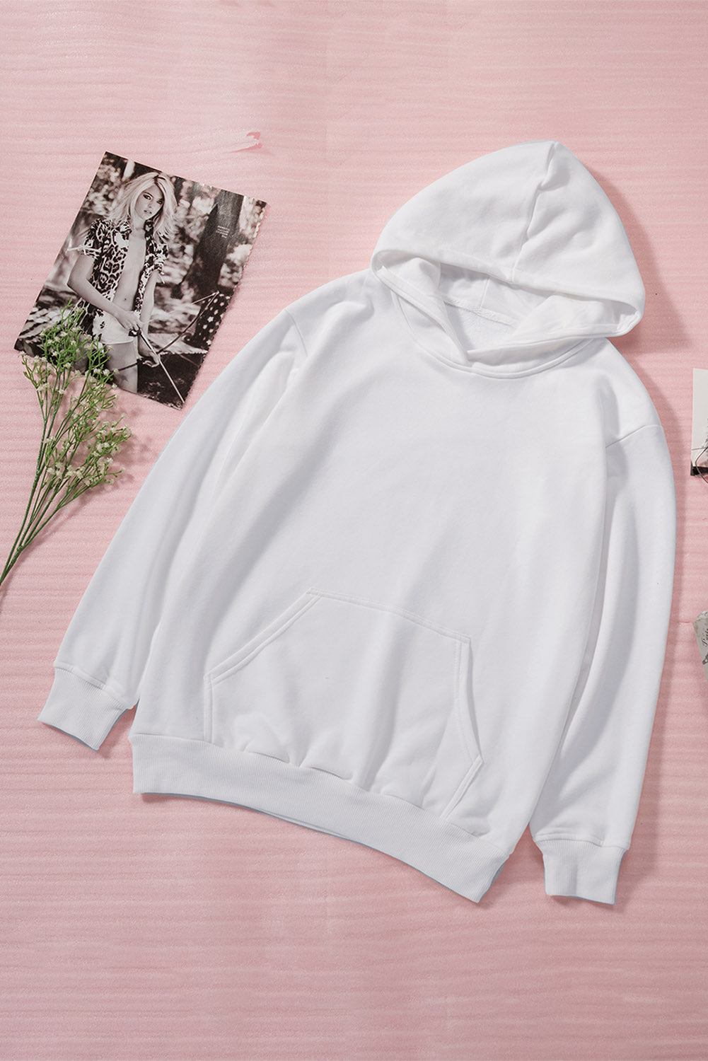 Loose Kangaroo Pocket Hoodie