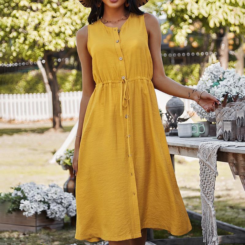 Summer casual resort style dresses