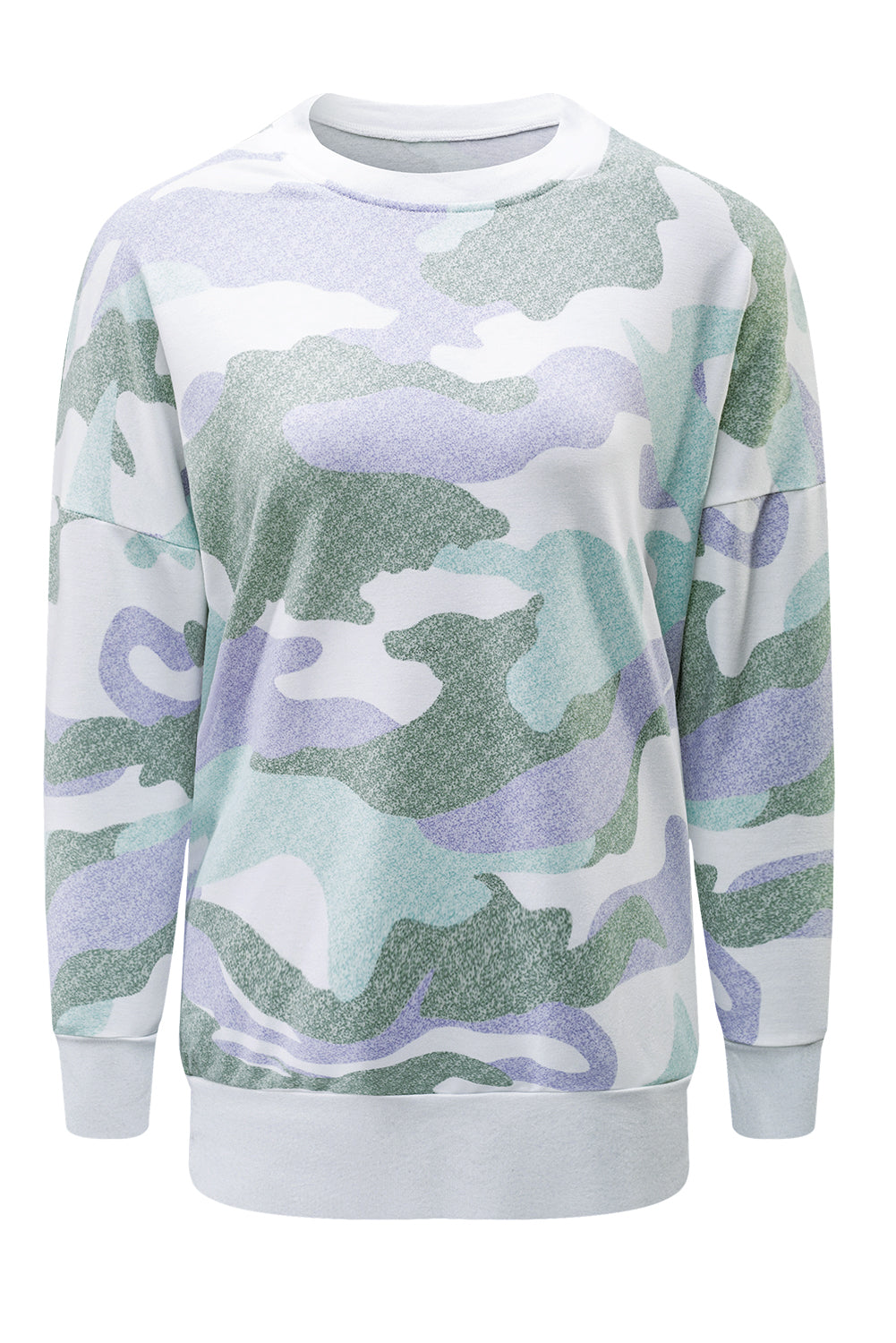 Digital Camo Print Sweatshirt