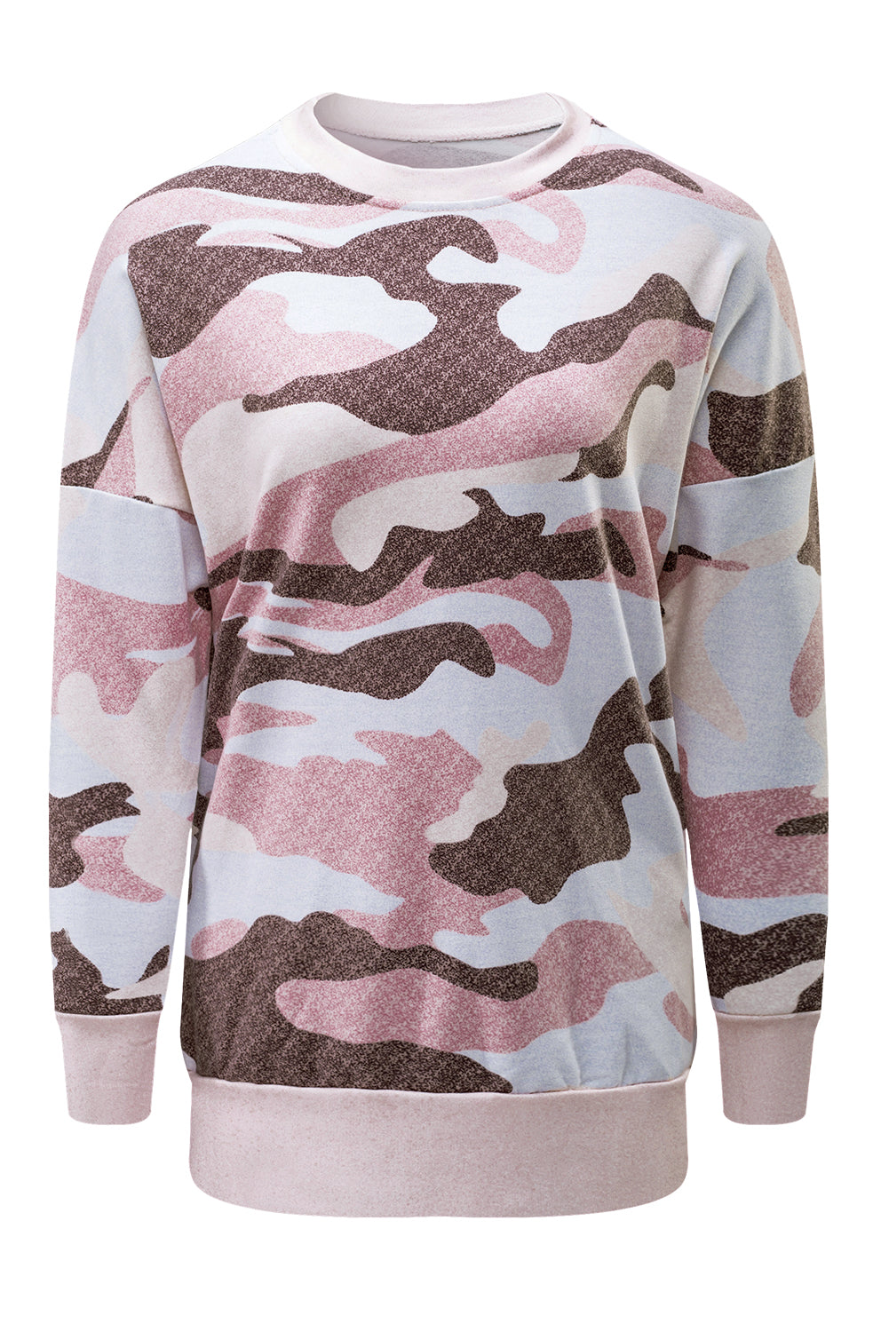 Digital Camo Print Sweatshirt