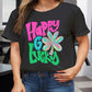 Happy Go Lucky Graphic Plus Tee