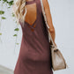 Crisscross Cut-out Back Knit Sleeveless Dress