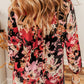 Floral Print Button Up Casual Shirt
