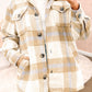 Plaid Button-Up Flap Pocket Shacket