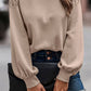 Lace Long Sleeve Textured Pullover