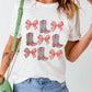 Bowknot & Cowgirl Boots Graphic Tee