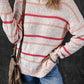 Striped Confetti Knit Sweater