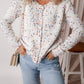Multicolor Confetti Sweater Cardigan