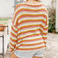 Stripe Long Sleeve Knitted Sweater