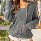 Rivet Kangaroo Pocket Hooded Sweater