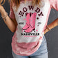 Tie-Dye Bleach Howdy NASHVILLE MUSIC CITY Graphic Tee