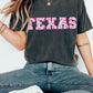 TEXAS Graphic Mineral Wash T-shirt