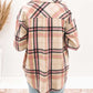 Plaid Button Front Chest Pocket Shacket