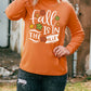 Fall Is In The Air Printed Pullover Long Sleeve Top