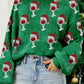 Cheer for Christmas Round Neck Casual Sweater