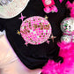 Sequined Disco Ball Crew Neck Graphic Tee
