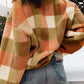 Vintage Checkered Fleece Baggy Sweatshirt