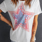Star Patchwork Loose T-shirt