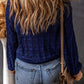 Lightweight Buttoned Front Crochet Cardigan