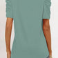 Puff Sleeve V-Neck T-Shirt