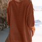 Textured Knit Drop Shoulder Tee
