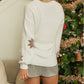 Snowflake Christmas Tunic Sweater