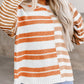 Blocked Drop Shoulder Slouchy Sweater