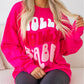 Holly Jolly Babe Graphic Oversized Sweatshirt