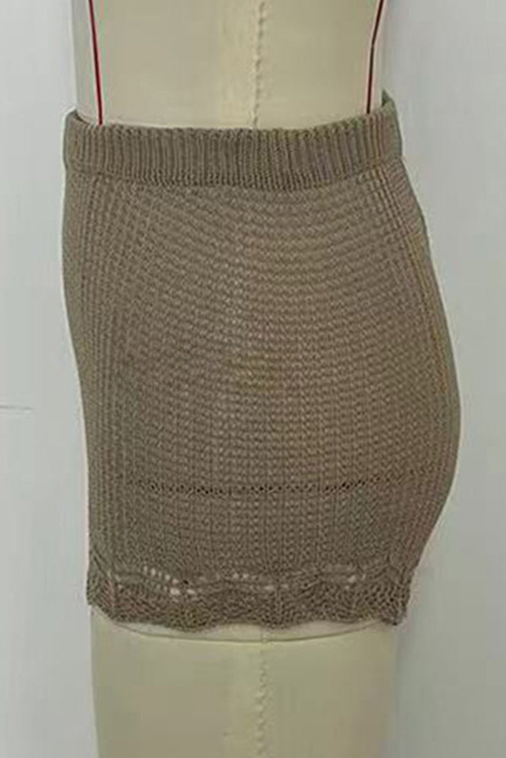 Crochet Trim Knitted Beach Shorts