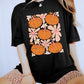 Pumpkin Flower Square Graphic Tee