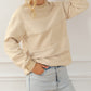 Contrast 2-tone Patchwork Raglan Sleeve Sweatshirt