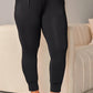 Plus Size High Waist Pocketed Skinny Pants