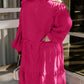 Plus Size Ruffled Bubble Sleeve Dress