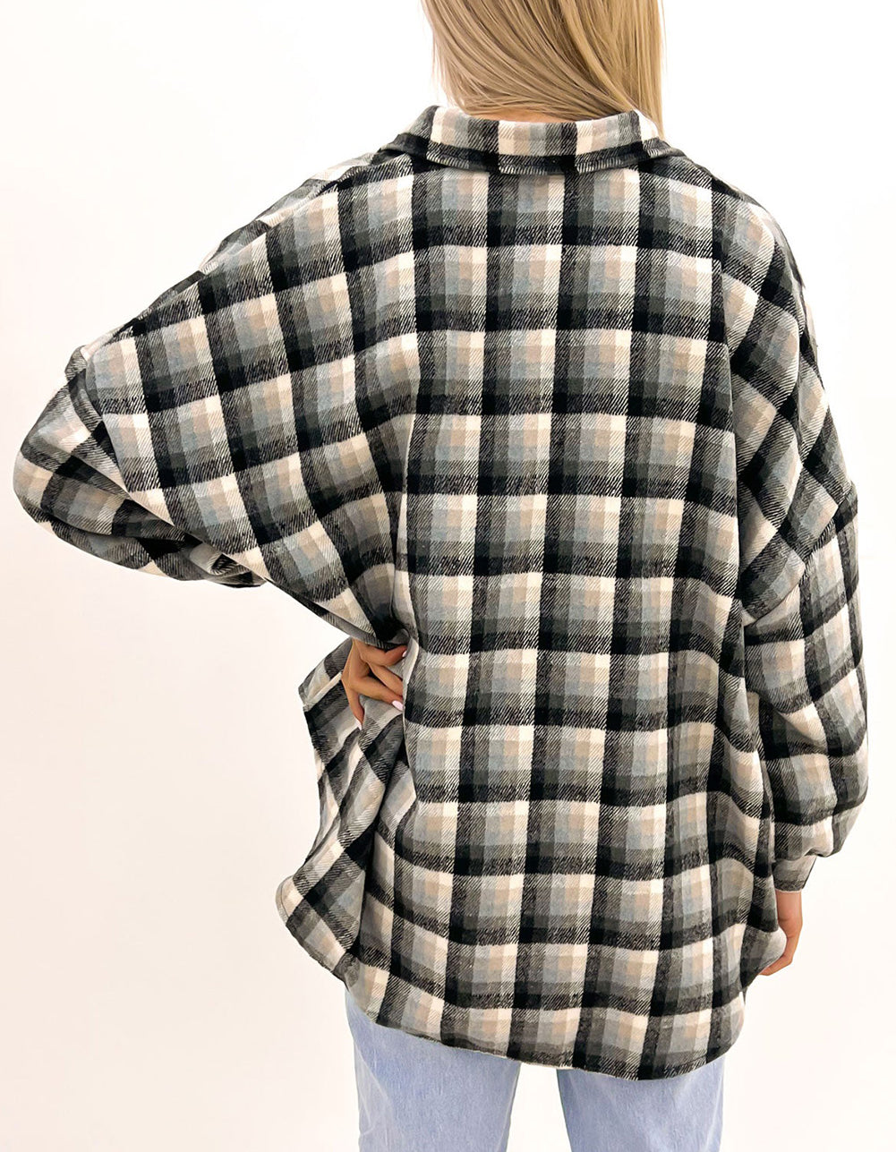 Black Plaid Color Palette Jackets