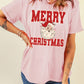 MERRY CHRISTMAS Santa Claus Printed T Shirt