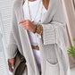 Oversized Fold Over Sleeve Sweater Cardigan