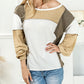 Exposed Seam Color Block Patchwork Top