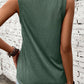 Ribbed V Neck Tank