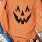Pumpkin Smile Face Graphic Sweatshirt