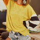 Colorblock Striped Sleeve Patchwork Drop Shoulder Top