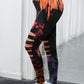 Tie Dye Hollow Out Fitness Activewear Leggings