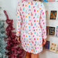 Christmas Twinkle Tree Print Shirt Sleep Dress