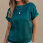 Solid Color Short Sleeve T Shirt