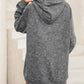 Mineral Wash Kangaroo Pocket Drawstring Pullover Hoodie